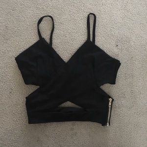 Cut out crop top